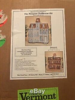 Vintage Newport-Dollhouse Real Good Toys Kit- Unassembled In Open Box 112 Scale