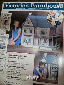 Vintage Real Good Toys Victoria's Farmhouse Dollhouse Kit Nib USA