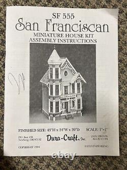 Vintage San Francisco Dollhouse Mansion
