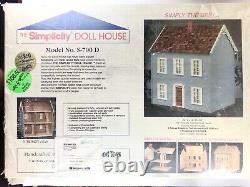 Vintage Simplicity DOLLHOUSE Kit Real Good Toys S-700D Sealed NEW