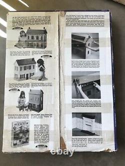 Vintage Skilcraft Victorian Wood Dollhouse Kit #680 Open Box