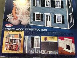 Vintage Skilcraft Victorian Wood Dollhouse Kit #680 Open Box