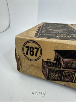 Vintage Superior Tin Litho Doll House 2 Story 25 Wide x 16 Tall