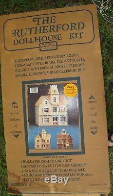 Vintage The Rutherford Dollhouse #112 Kit By Artply
