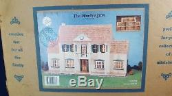 Vintage Worthington Wood Dollhouse Kit Model 136 Artply Instructions Plastic LN