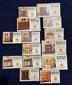 Vintage X-ACTO The House of Miniatures Mixed Lot of 14 Doll Furniture Kits