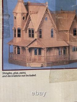 Vintage in Box! The Pierce Wooden Dollhouse Kit by Greenleaf 8011