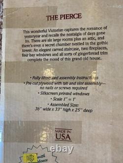 Vintage in Box! The Pierce Wooden Dollhouse Kit by Greenleaf 8011