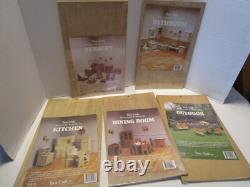 Vintage set lot 8 Miniature Dollhouse Furniture Kits by Dura-Craft 1980's NOS