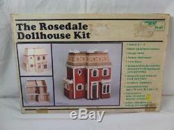 Vtg 1984 GREENLEAF Dollhouse Kit ROSEDALE House NO. 8018 1/12