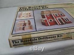 Vtg 1984 GREENLEAF Dollhouse Kit ROSEDALE House NO. 8018 1/12