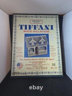Vtg Artply Co Tiffani Wood Dollhouse Model Kit 1 To 1' Scale Partially Done #22