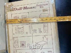 Vtg Cape Cod Dollhouse & Furniture Kits Sears 90s NEW in Box Doll House