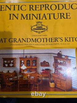 Vtg. Dollhouse Miniature Grandmothers Kitchen Kit 112 inch scale Mini Mundus