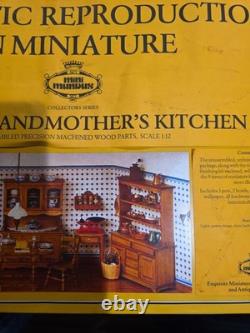 Vtg. Dollhouse Miniature Grandmothers Kitchen Kit 112 inch scale Mini Mundus