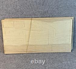 Vtg. Dura-Craft Lafayette Mansions in Miniature Wood Dollhouse Project Build Kit