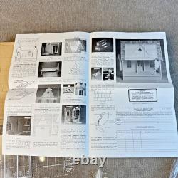 Vtg. Dura-Craft Lafayette Mansions in Miniature Wood Dollhouse Project Build Kit