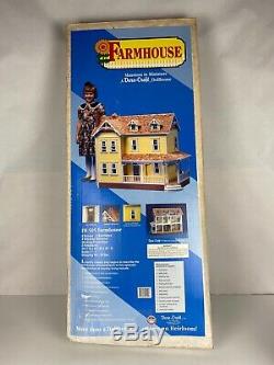 Vtg Dura Craft Wood Farm House FH 505 Doll House Kit Complete Unused 1993