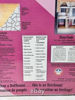 Vtg Linfield Mansions In Miniature Doll House Kit LN-190 1994 New Open Box