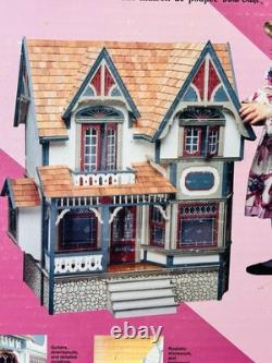 Vtg Linfield Mansions In Miniature Doll House Kit LN-190 1994 New Open Box