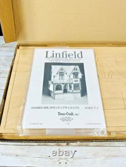 Vtg Linfield Mansions In Miniature Doll House Kit LN-190 1994 New Open Box