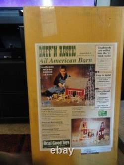 Vtg New Real Good Toys Ruff N' Rustic All American Barn Dollhouse Kit