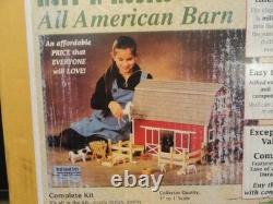 Vtg New Real Good Toys Ruff N' Rustic All American Barn Dollhouse Kit