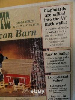 Vtg New Real Good Toys Ruff N' Rustic All American Barn Dollhouse Kit