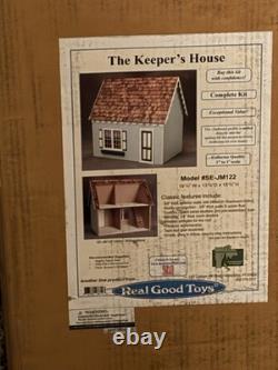 Vtg Real Good Toys The Keeper's House Dollhouse Wood Kit # J- M122. Vermont NIP