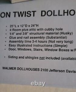 Walmer Enterprises Inc Vintage Lemon Twist Dollhouse Complete Kit #449 3 Story
