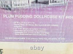 Walmer Enterprises Plum Pudding Doll House #454 Large Wood Dollhouse Kit New Vtg