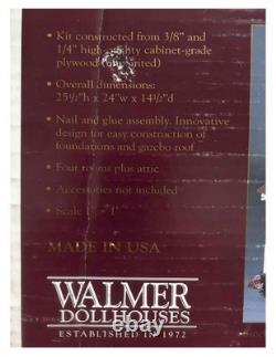 Walmer Miss Muffet Victoriana Dollhouse Kit New Factory Sealed Box Reduced