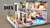 West Creek House Garden Villa Diy Miniature Dollhouse Crafts Relaxing Satisfying Video
