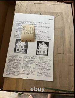 Whitney The Tennyson A 19th Century-Gothic Wood Dollhouse Kit Made In USA READ