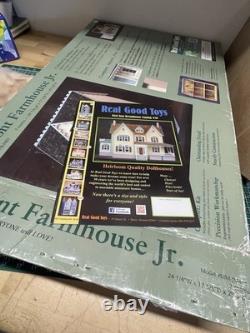 Wooden Dollhouse Kit Real Good Toys Vermont Farmhouse 7-Room Home JM401