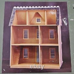 Wooden Dollhouse Kit Real Good Toys Vermont Farmhouse 7-Room Home Open Box JM401