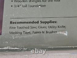 Wooden Dollhouse Kit Real Good Toys Vermont Farmhouse 7-Room Home Open Box JM401