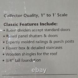 Wooden Dollhouse Kit Real Good Toys Vermont Farmhouse 7-Room Home Open Box JM401