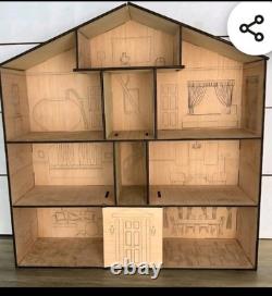 Wooden Dollhouse Unassembled DIY Lover House Large 30x31x9.5 Taylor Swift big
