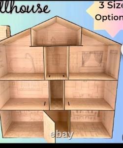 Wooden Dollhouse Unassembled DIY Lover House Large 30x31x9.5 Taylor Swift big