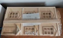 Wooden Dolls House Flat Pack Kit 112 Scale Unpainted