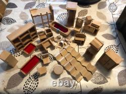 Wooden Dolls House Furniture Various