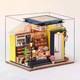 Wooden Miniature Doll House 3D Puzzle Kit Furniture Lighting Wooden Craft Gift