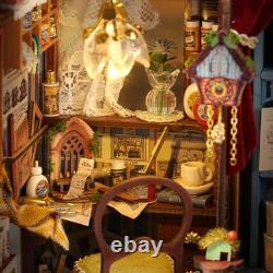 Wooden Miniature Dollhouse Fairy Tale Kingdom Rare House DIY Model Kit for Adult