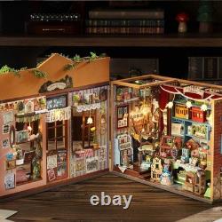 Wooden Miniature Dollhouse Fairy Tale Kingdom Rare House DIY Model Kit for Adult