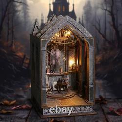 Wooden Miniature Dollhouse Kits Collectibles Desktop Decoration Church Model