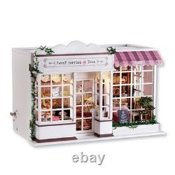 Wooden Miniature Dollhouse Sweet Berry Time DIY Model Kit for Adult Xmas Gifts