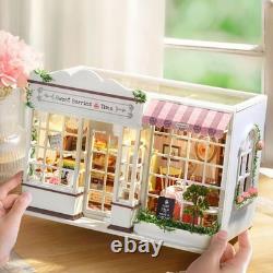 Wooden Miniature Dollhouse Sweet Berry Time DIY Model Kit for Adult Xmas Gifts