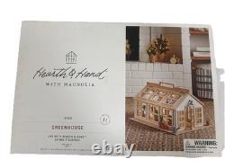 Wooden Toy Greenhouse Hearth Hand with Magnolia Dollhouse