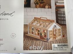 Wooden Toy Greenhouse Hearth Hand with Magnolia Dollhouse